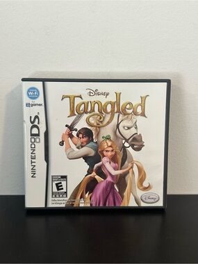 Nintendo DS Disney Tangled Complete CIB Poster Included Tested